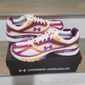 Kelsey Plum x Under Armour White Violet Unisex HOVR Apparition Plum Size 9/10.5